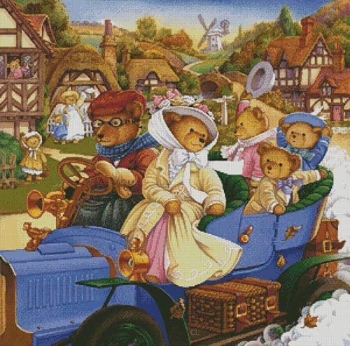 A Drive in the Country by Artecy printed cross stitch chart